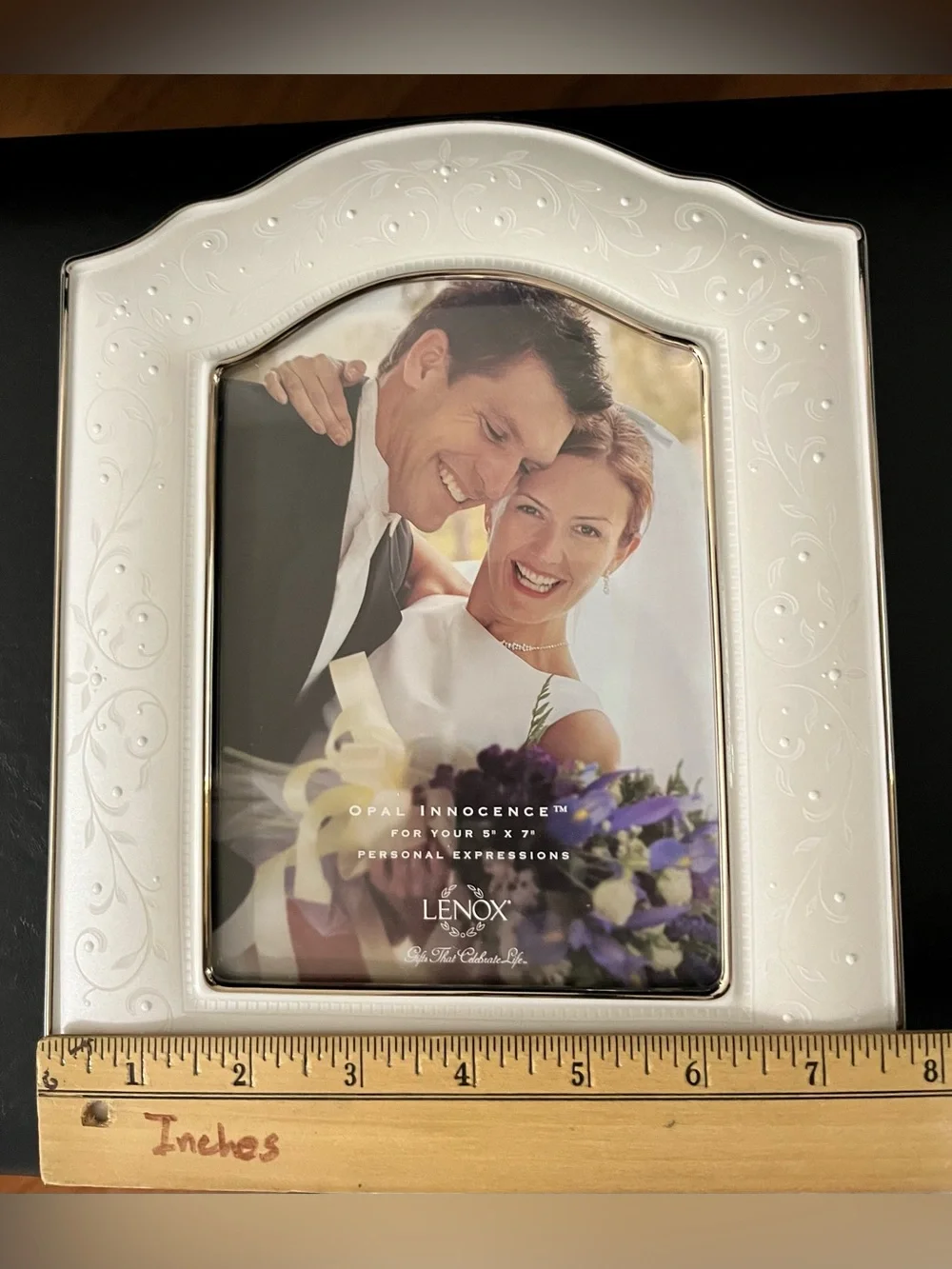 Lenox Wedding Promises Opal Innocence 5x7 Photo Picture Frame